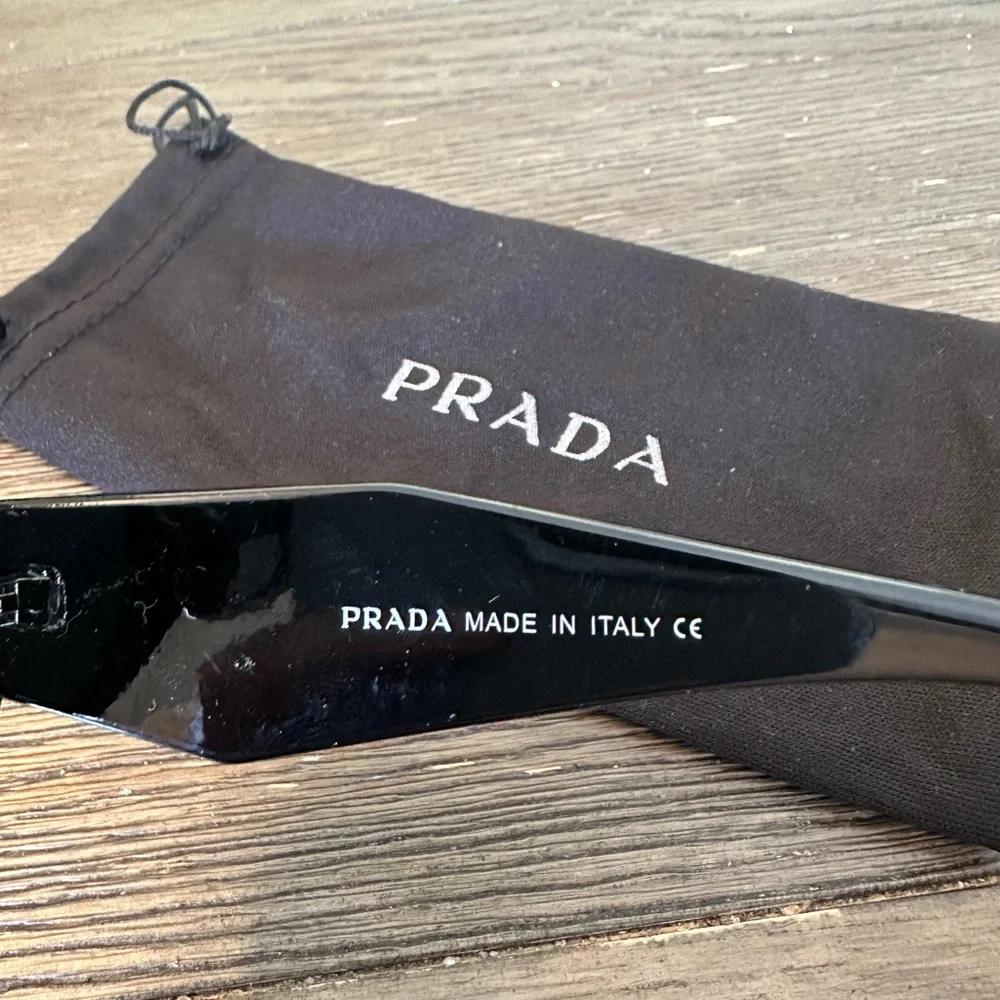 Prada Glossy Black Sunglasses - Picture 5 of 5